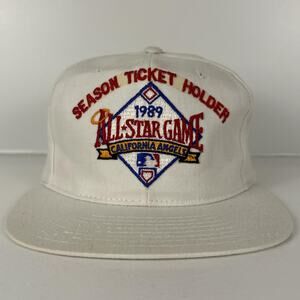 Vintage 1989 MLB All-Star Game California Angels New Era Season Ticket Holder